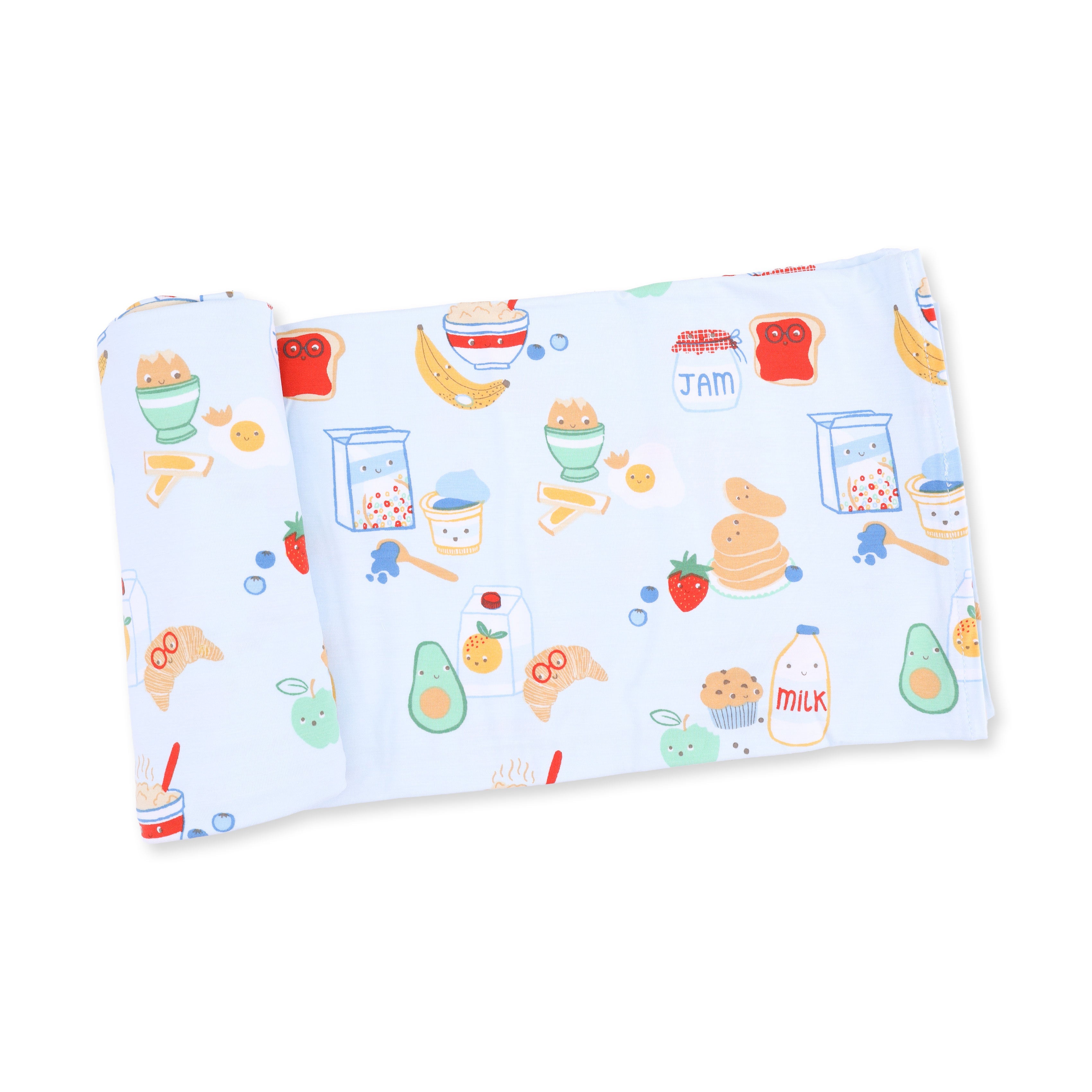 Breakfast Club Blue - Swaddle Blanket