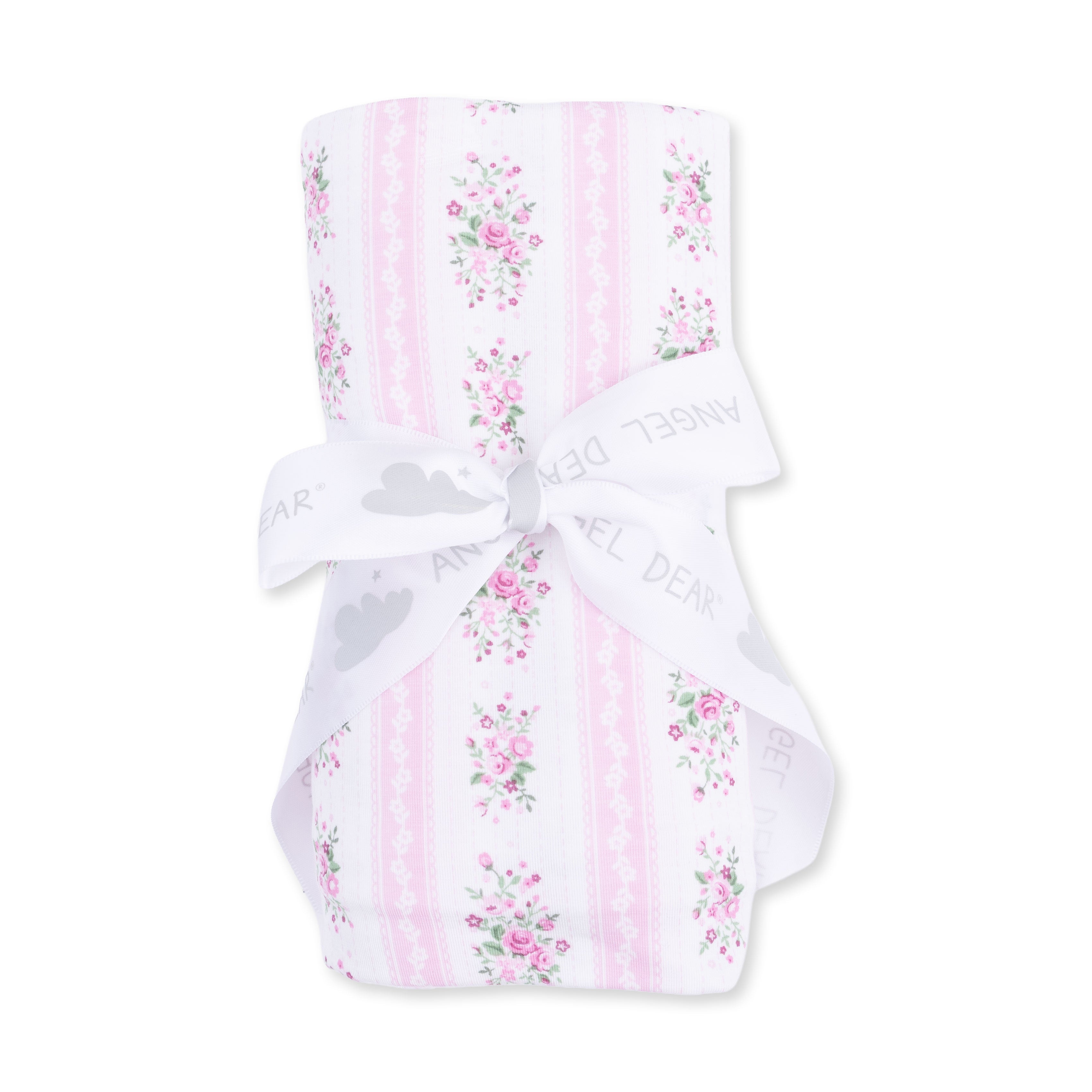 Bella Rose Stripe - Swaddle Blanket