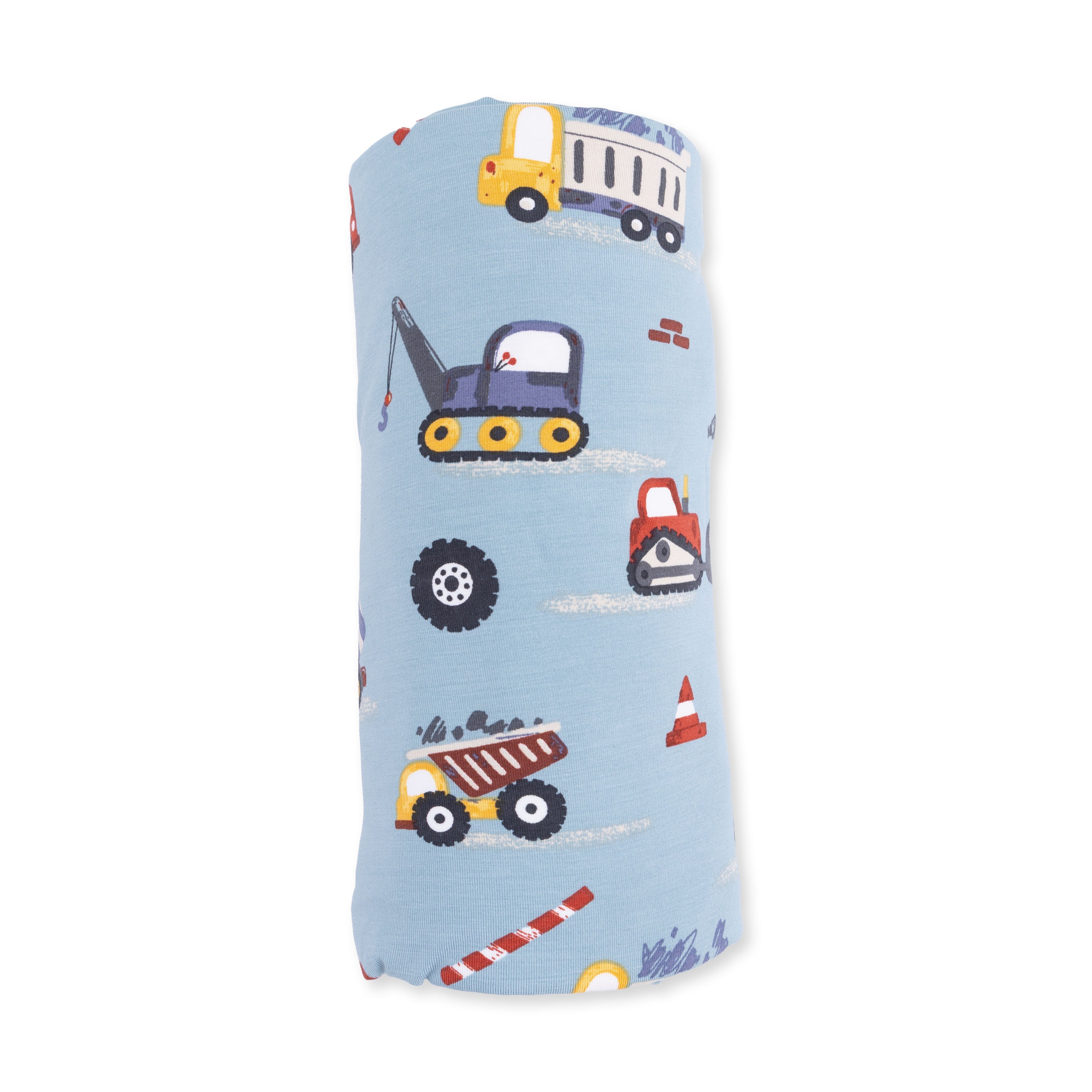 Crayon Construction - Swaddle Blanket