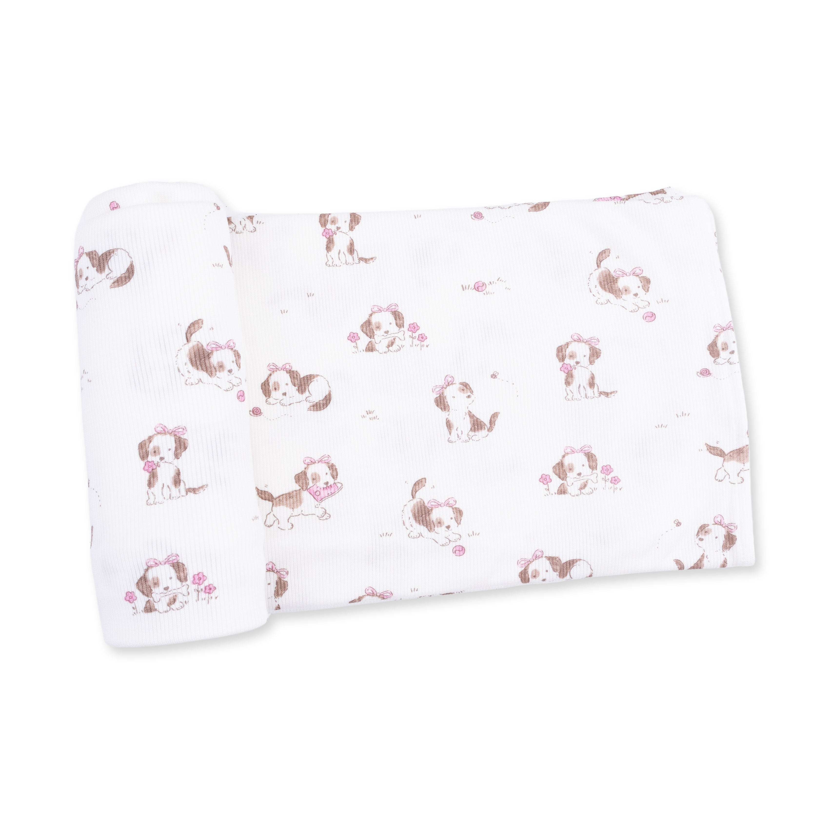 Explorer Puppy Pink - Swaddle Blanket