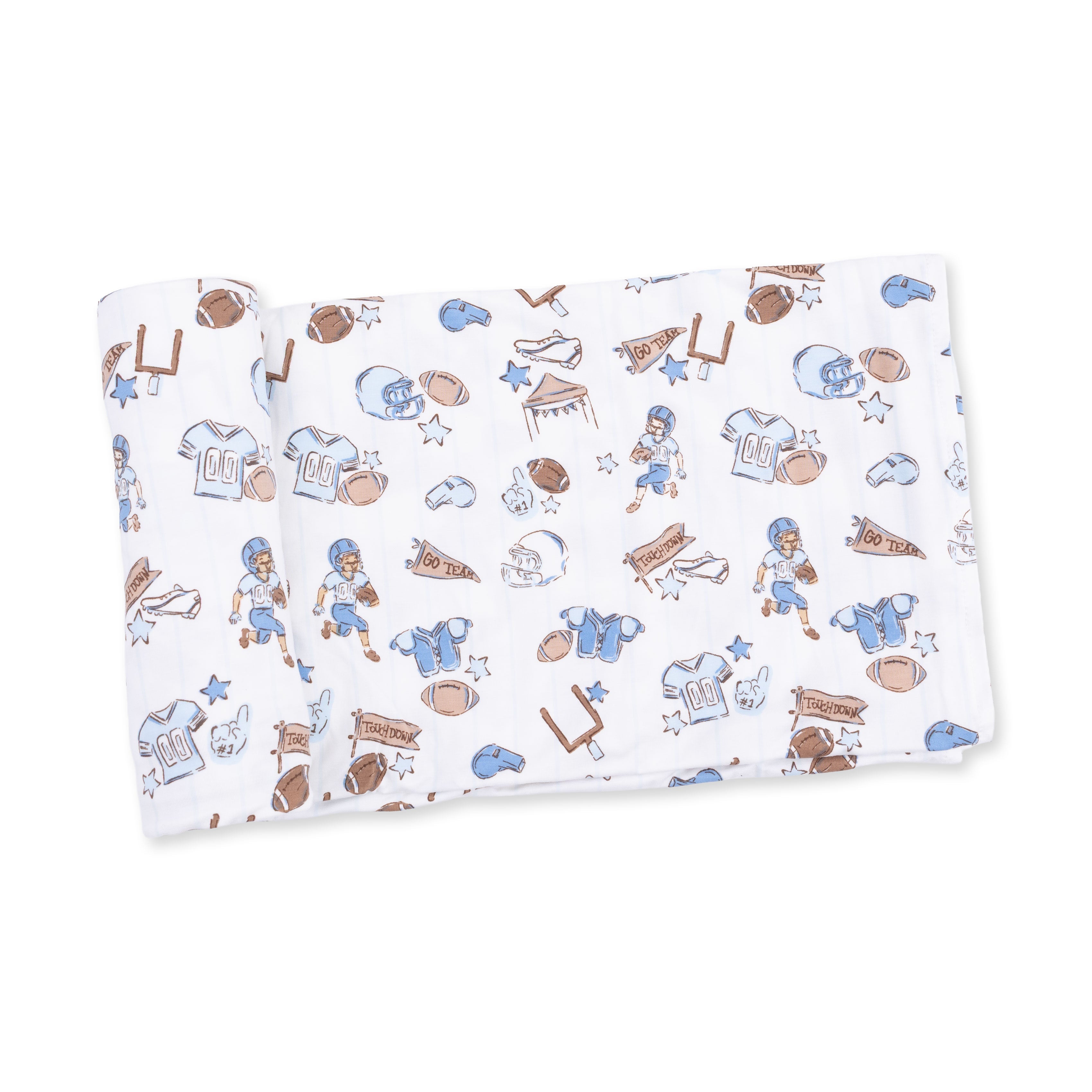 Football Nursery - Swaddle Blanket