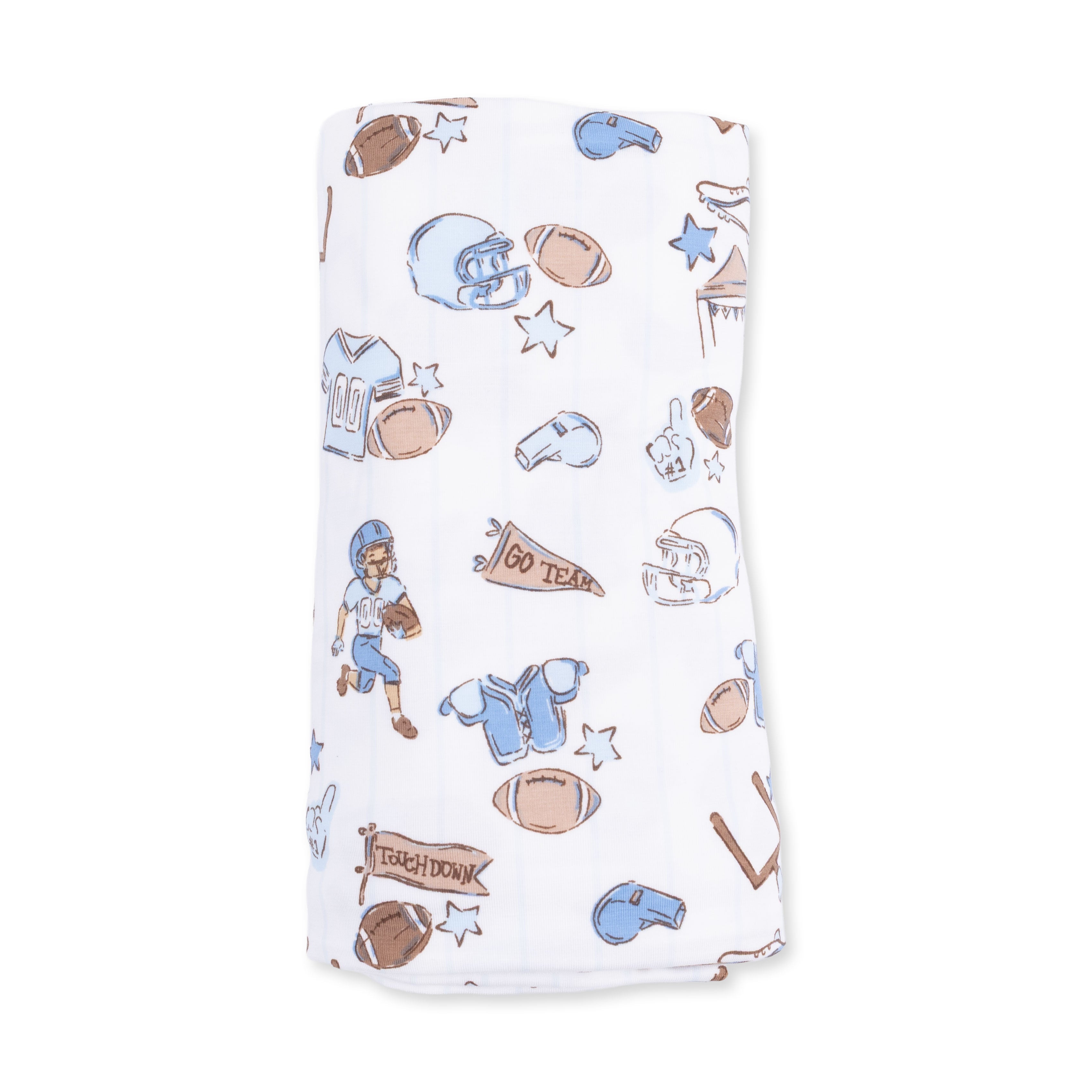 Football Nursery - Swaddle Blanket