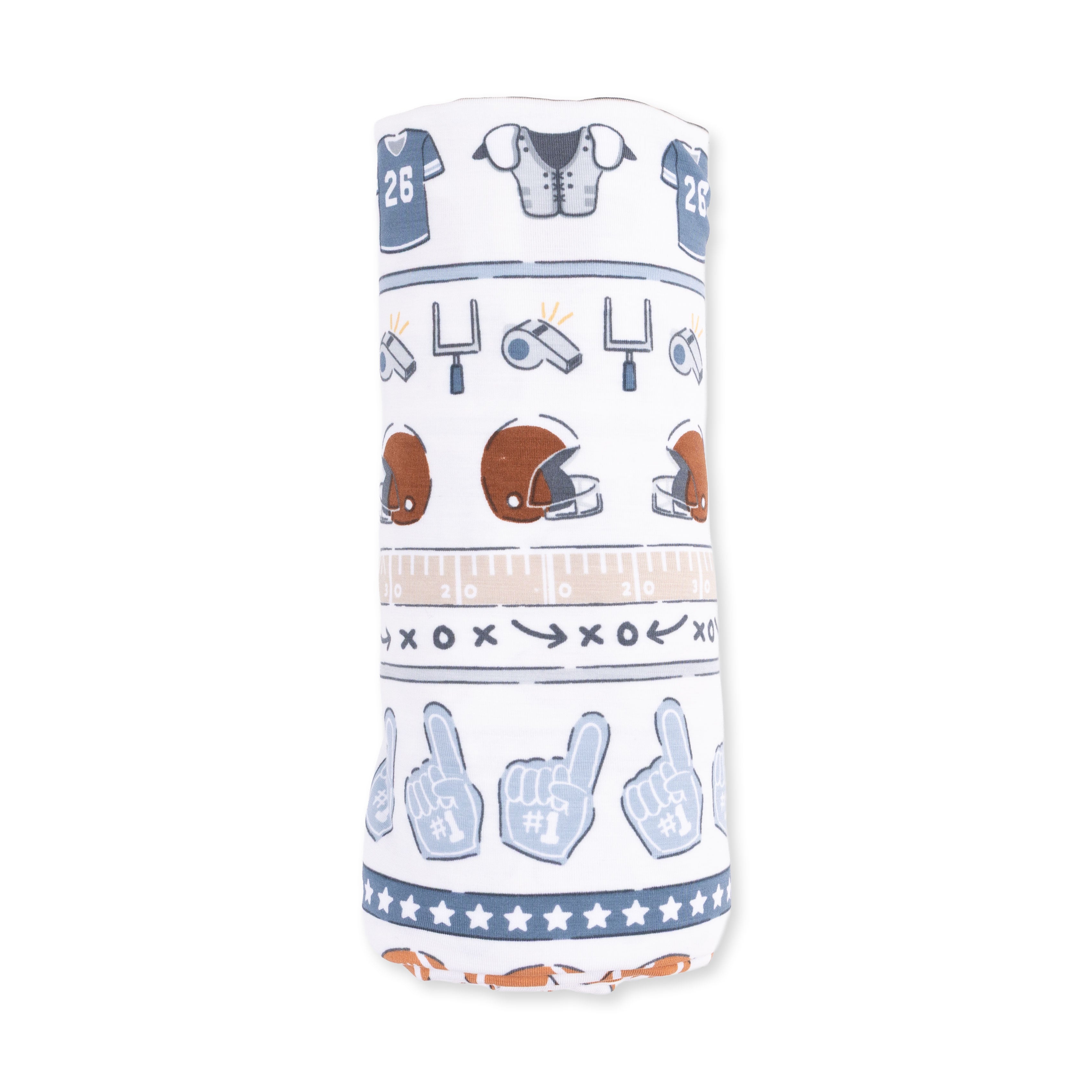 Football Stripe - Swaddle Blanket