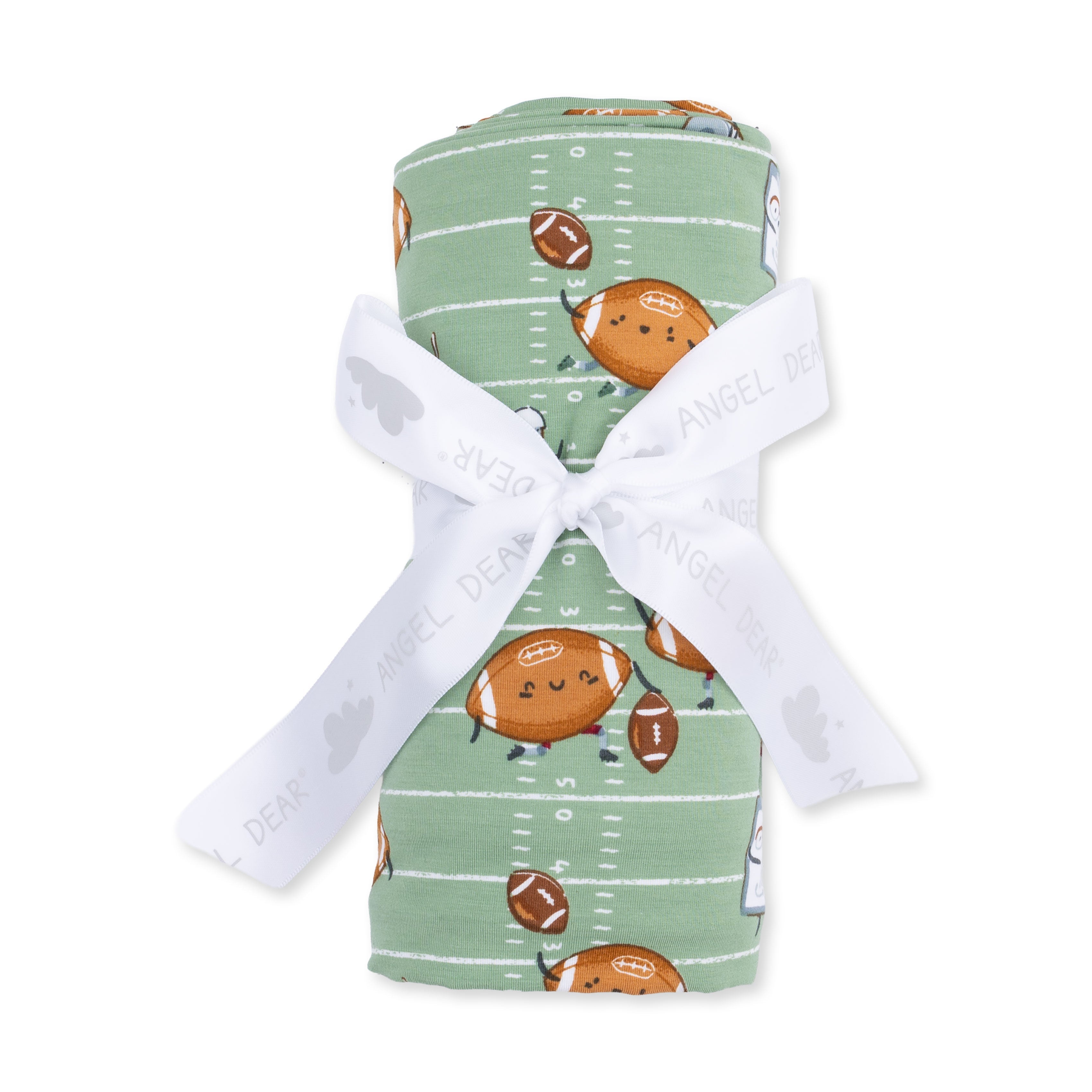 Footballs Playing Football - Swaddle Blanket