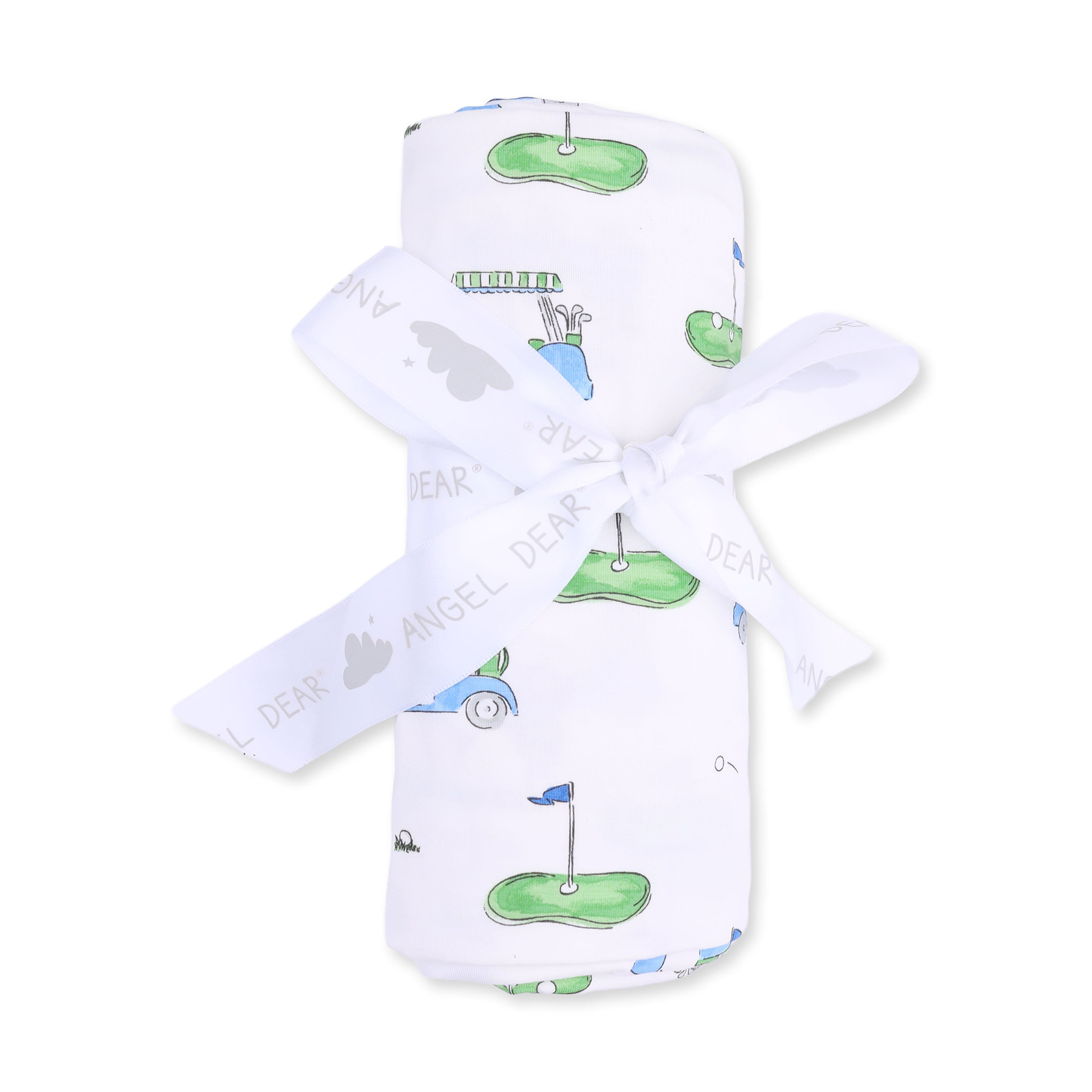 Golf Carts Blue - Swaddle Blanket