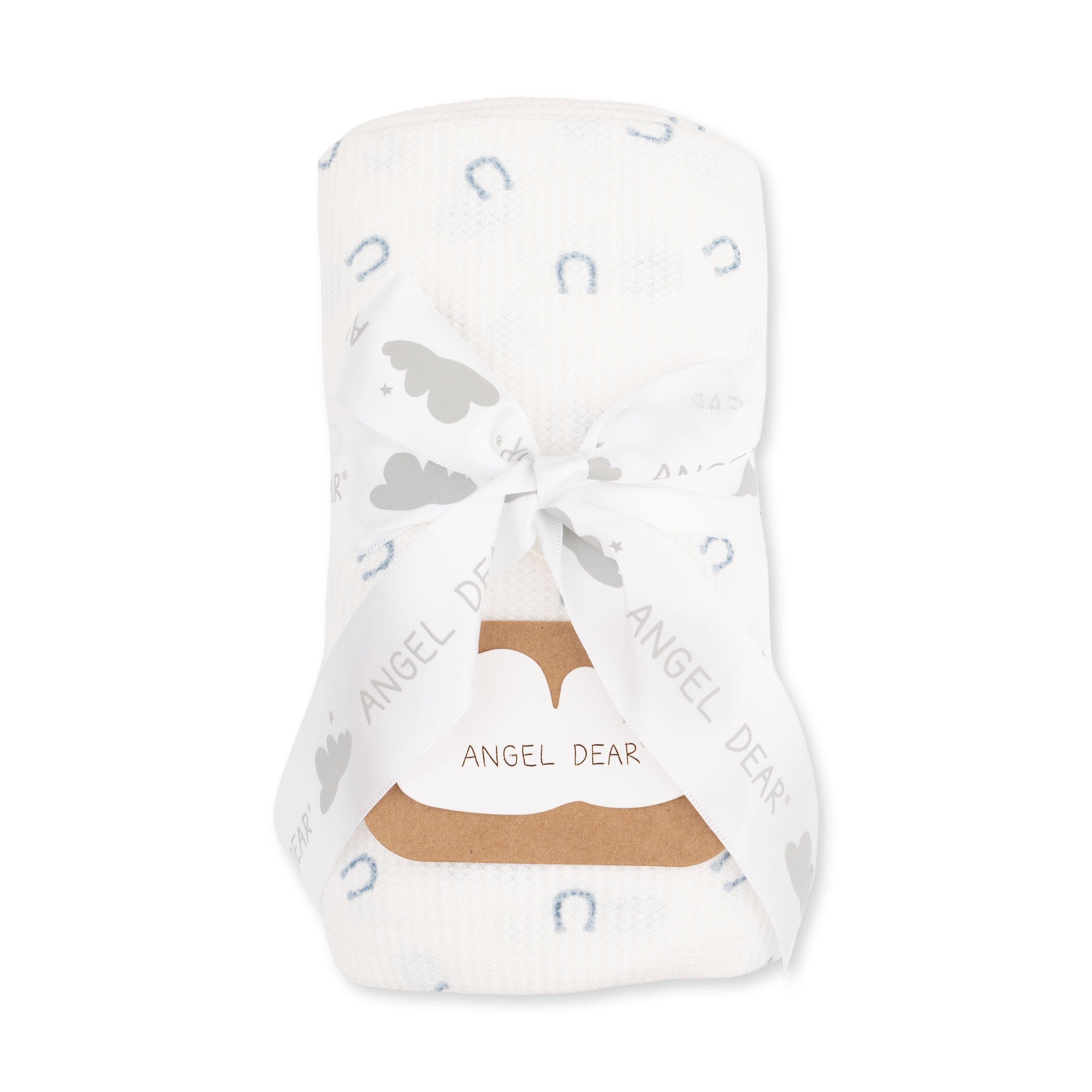 Little Horseshoes Blue - Swaddle Blanket