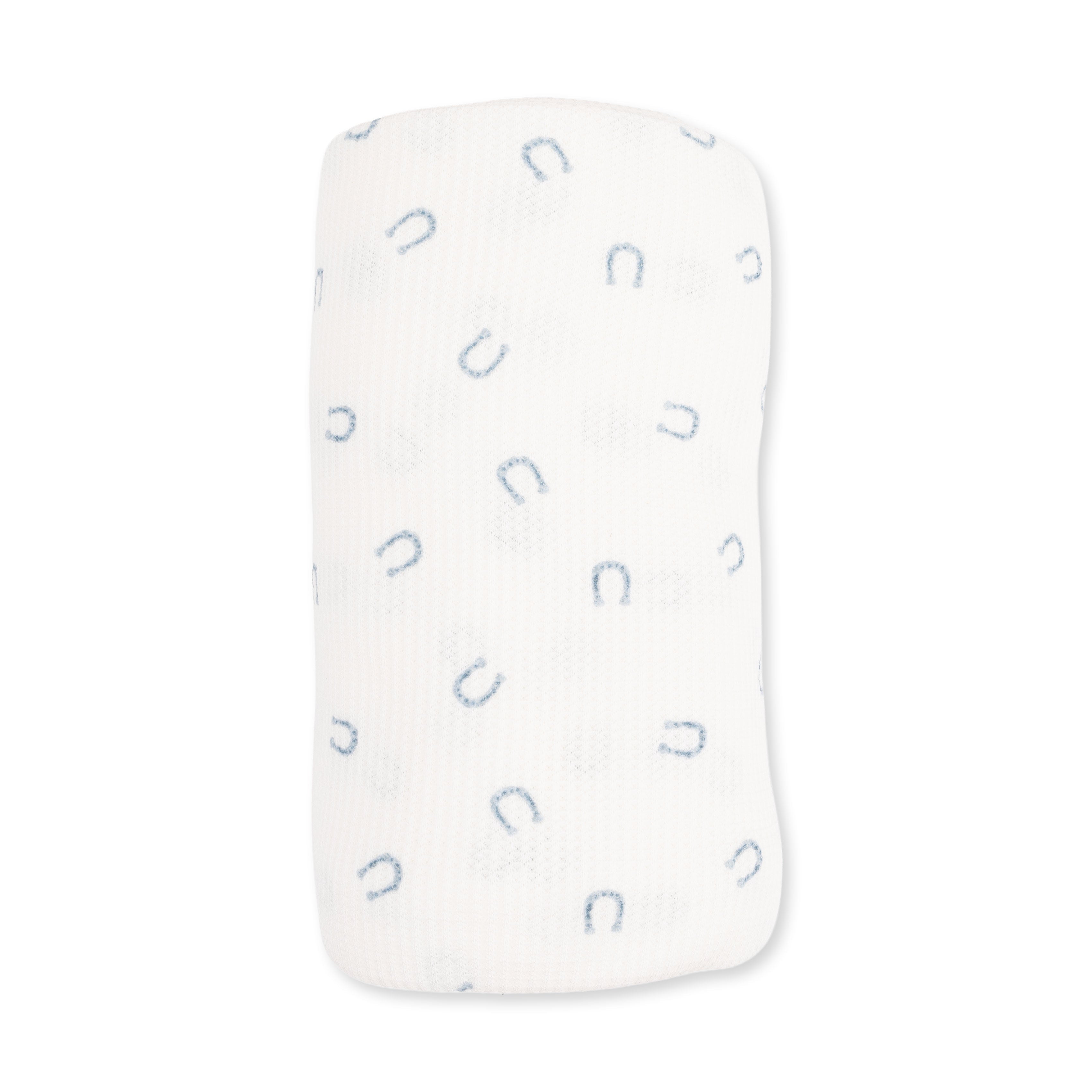 Little Horseshoes Blue - Swaddle Blanket