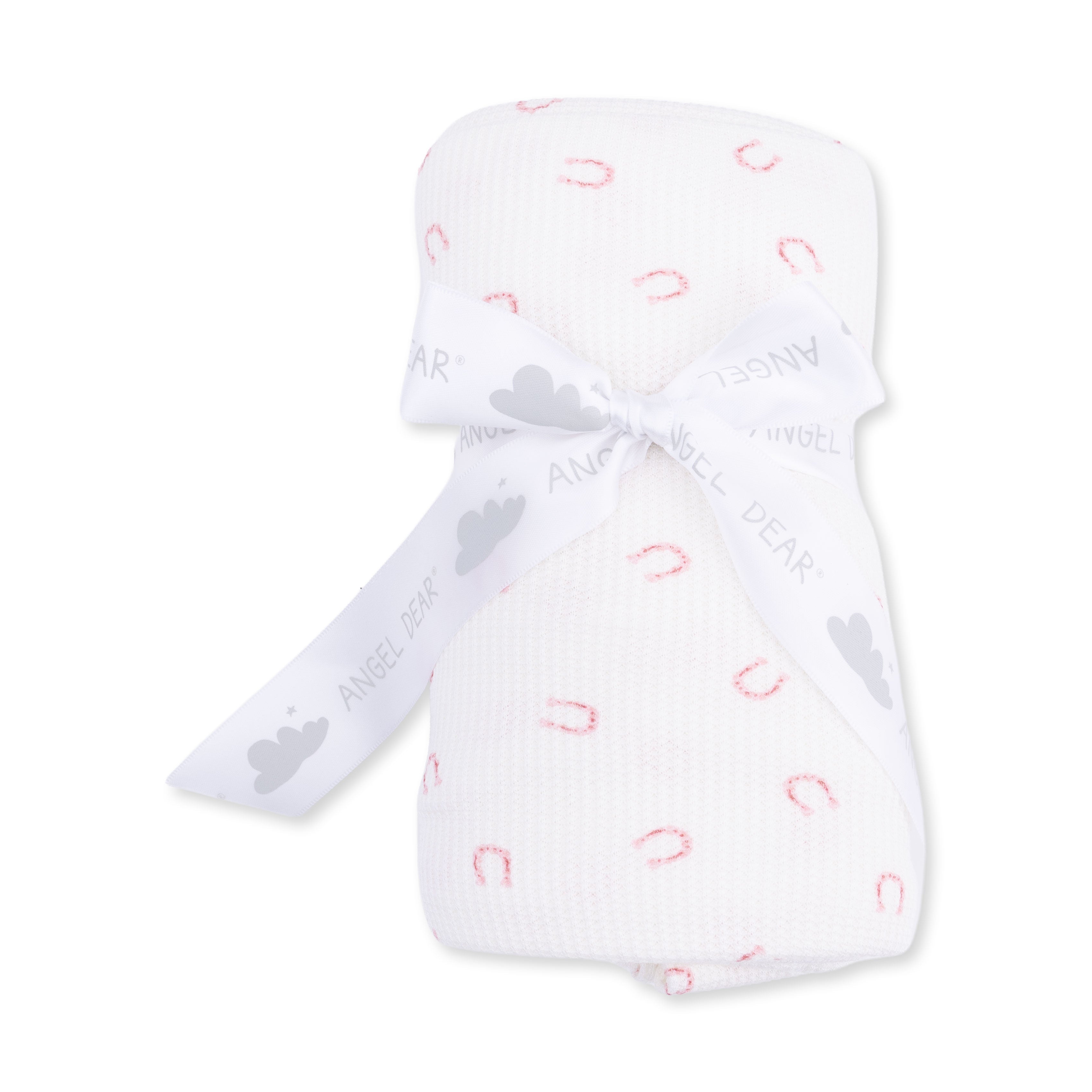 Little Horseshoes Pink - Swaddle Blanket