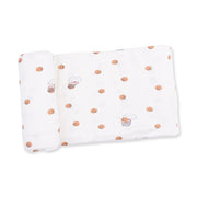 Mini Basketballs - Swaddle Blanket