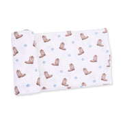 Mini Cowboy Boots - Swaddle Blanket