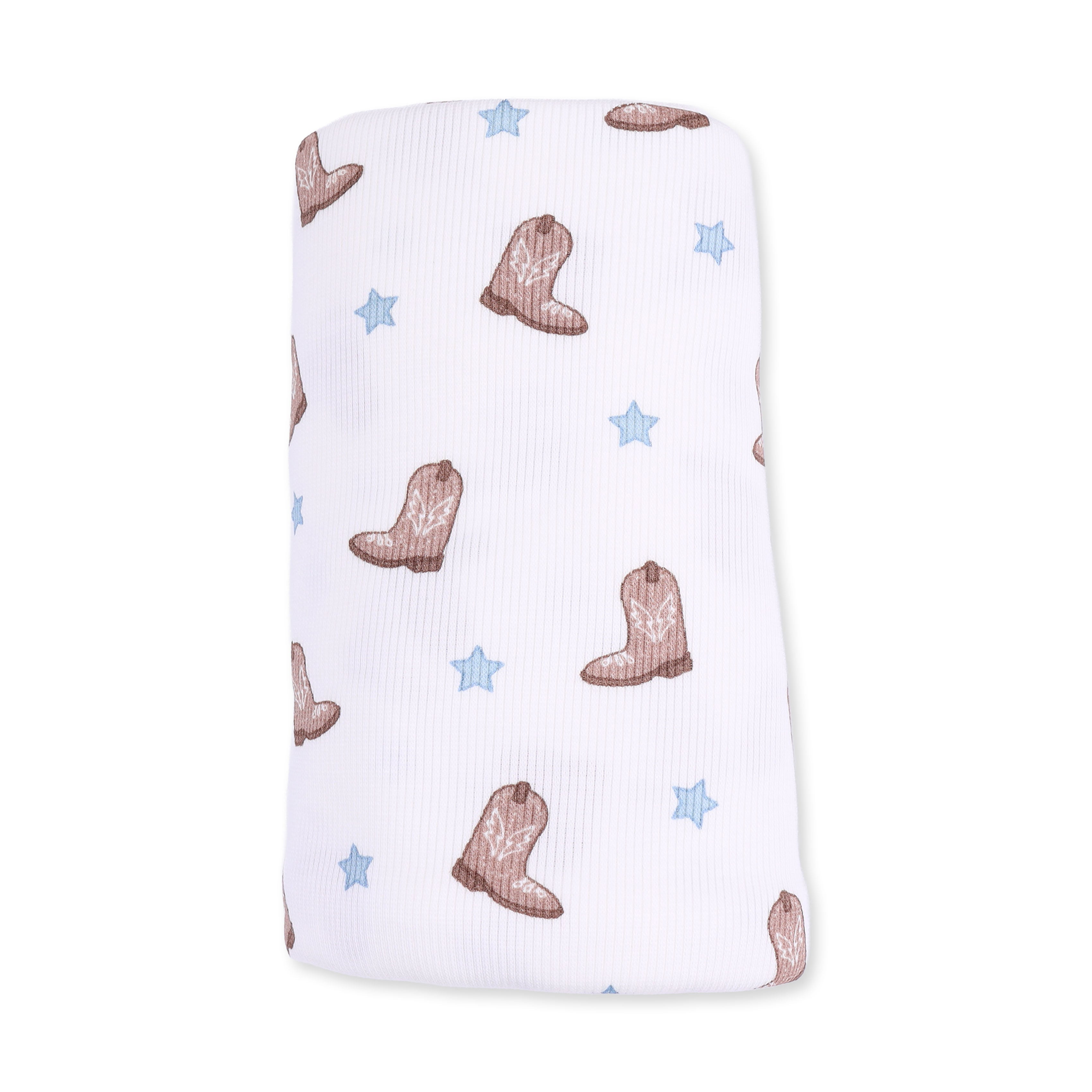 Mini Cowboy Boots - Swaddle Blanket