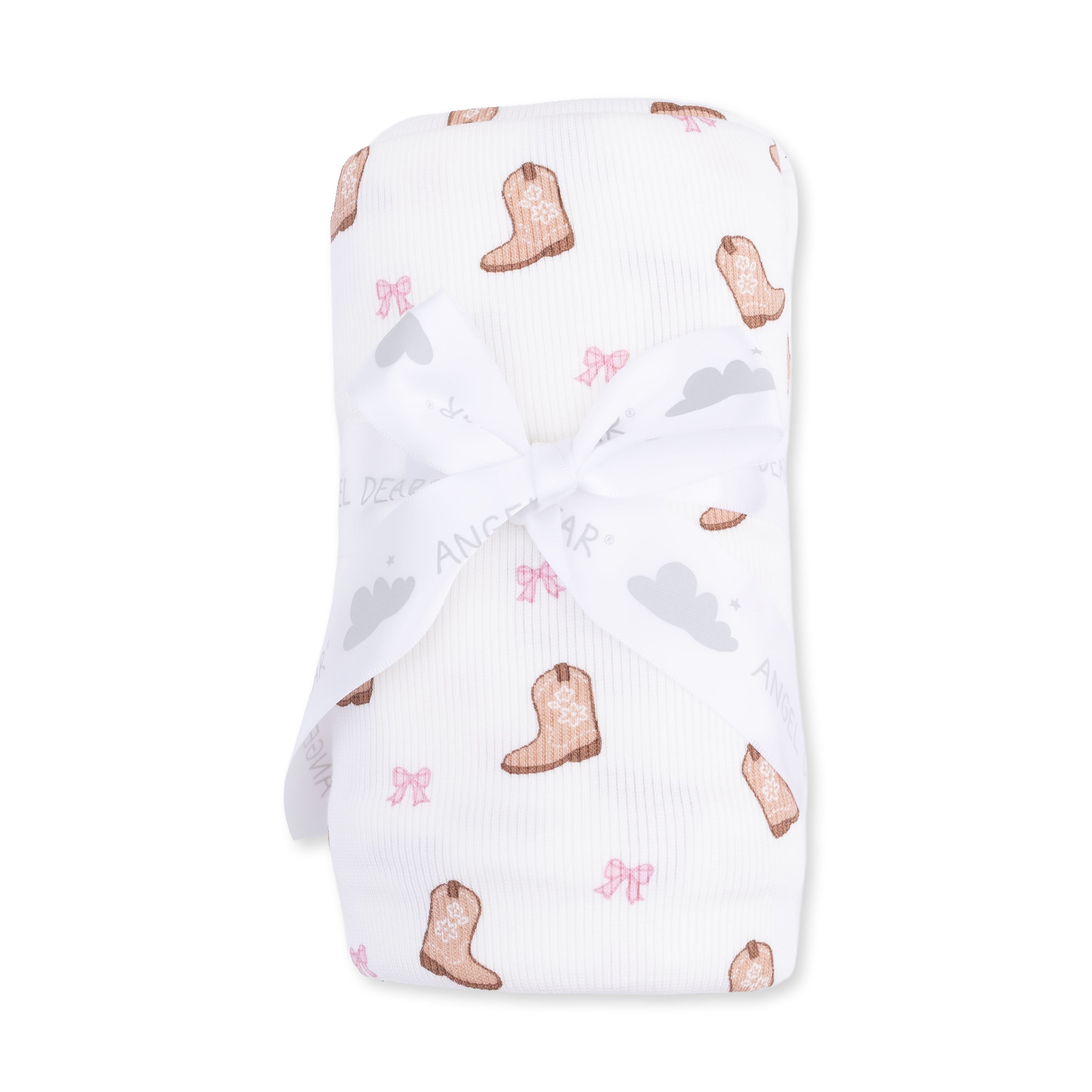 Mini Cowgirl Boots - Swaddle Blanket
