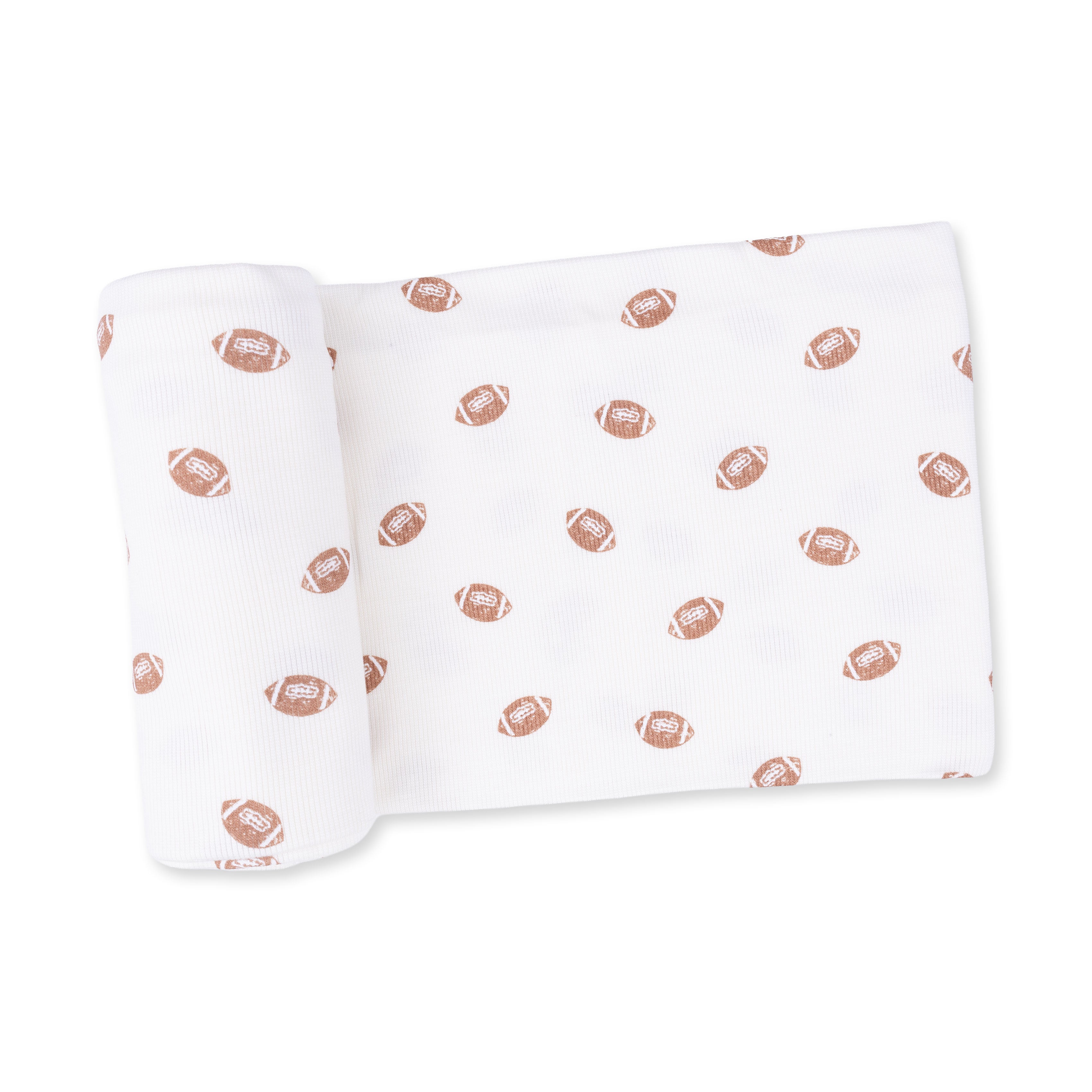 Mini Footballs - Swaddle Blanket