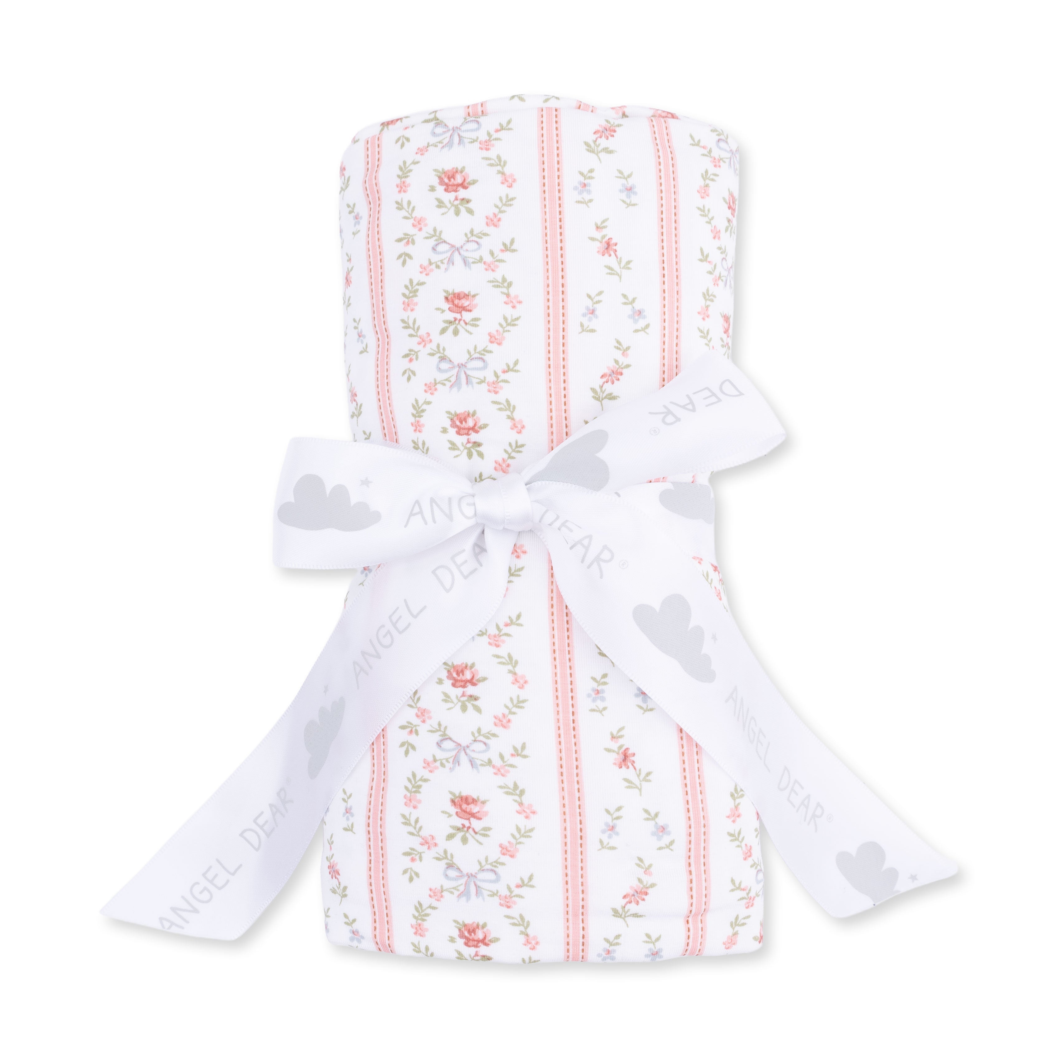 Marnie Rosebud Stripe - Swaddle Blanket