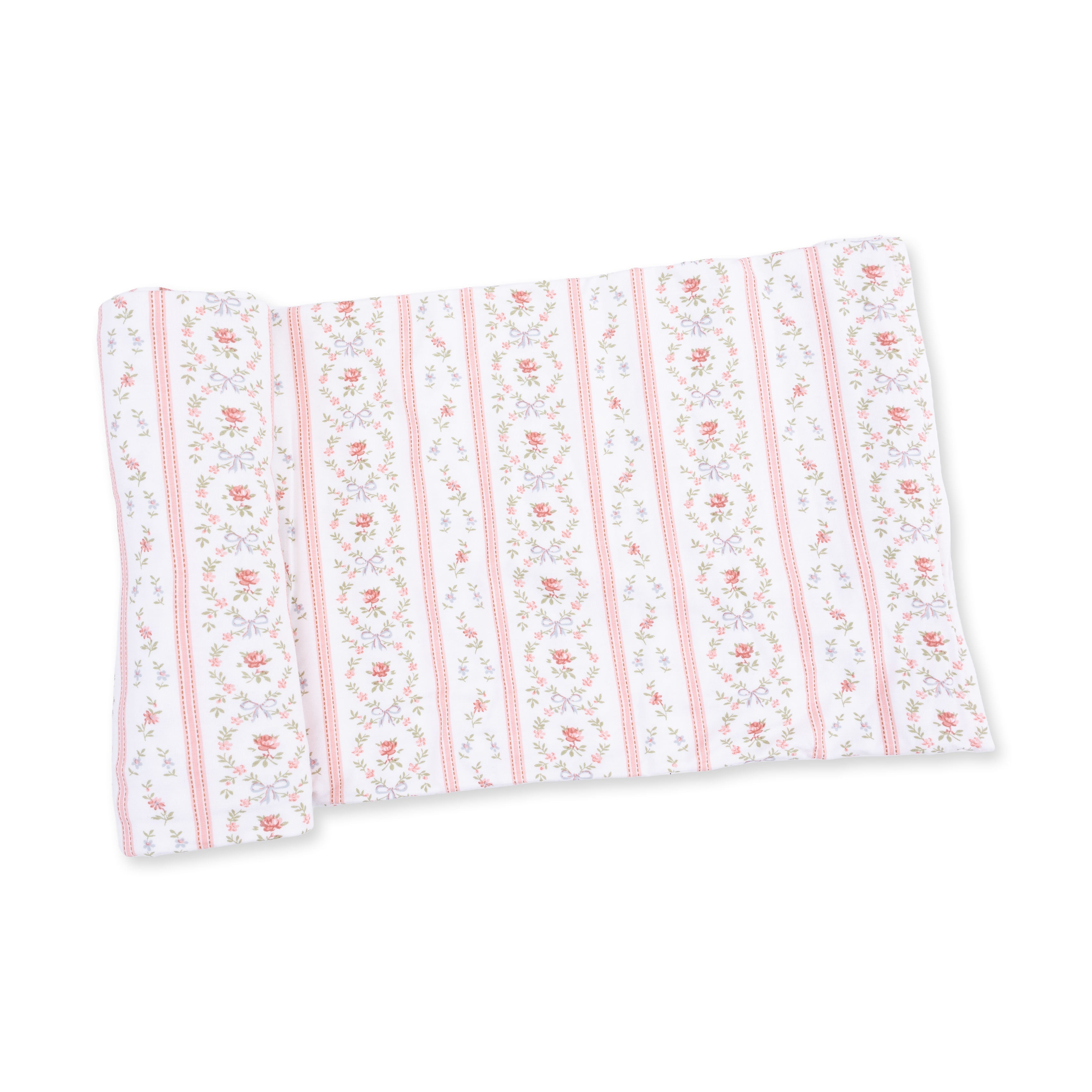 Marnie Rosebud Stripe - Swaddle Blanket