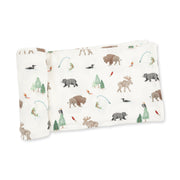 Northern Woodland Animals - Swaddle Blanket