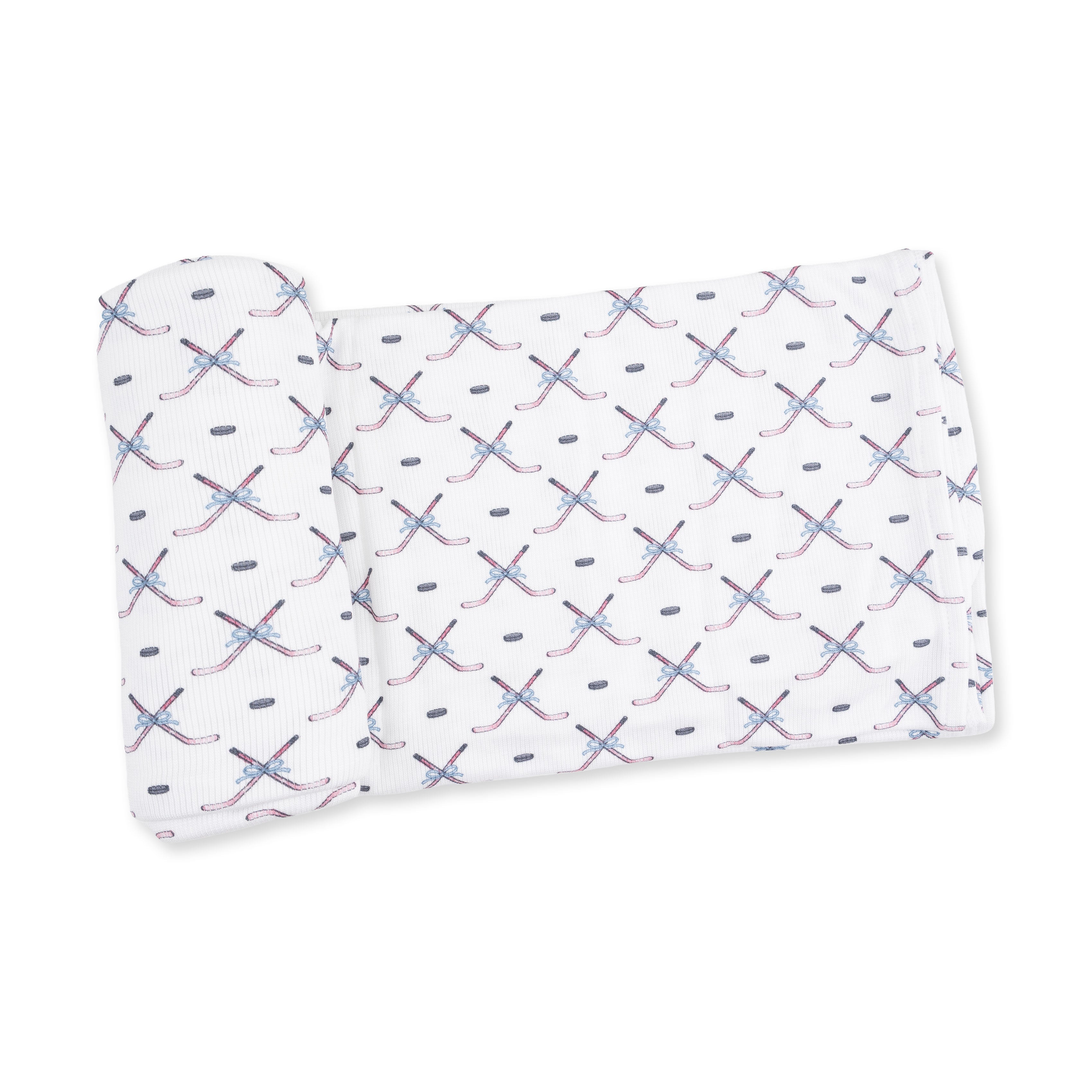 Simple Hockey Pink - Swaddle Blanket