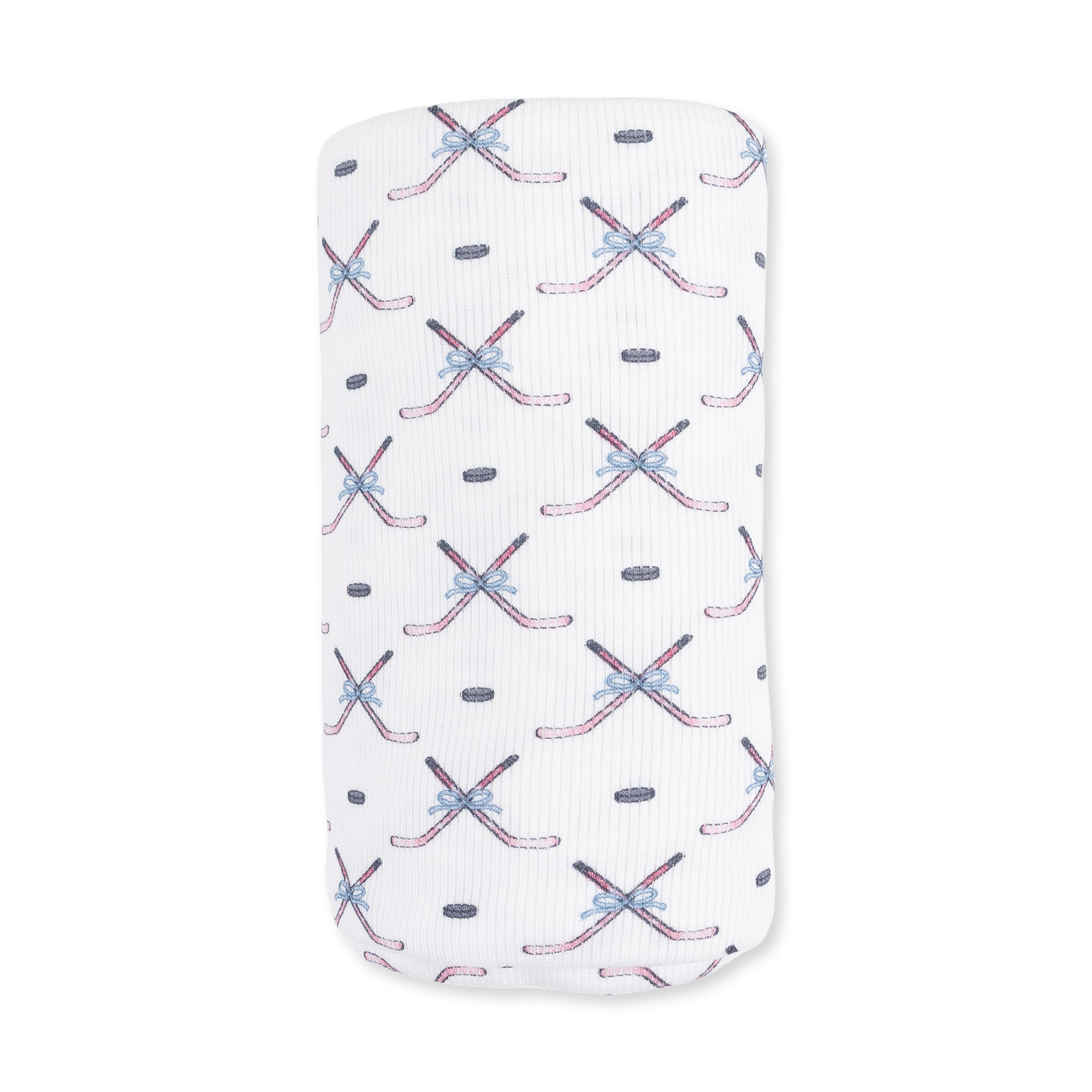 Simple Hockey Pink - Swaddle Blanket