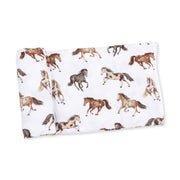 Wild Horses - Swaddle Blanket