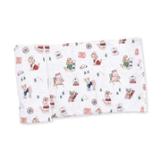 Winter Sports Dogs Pink - Swaddle Blanket