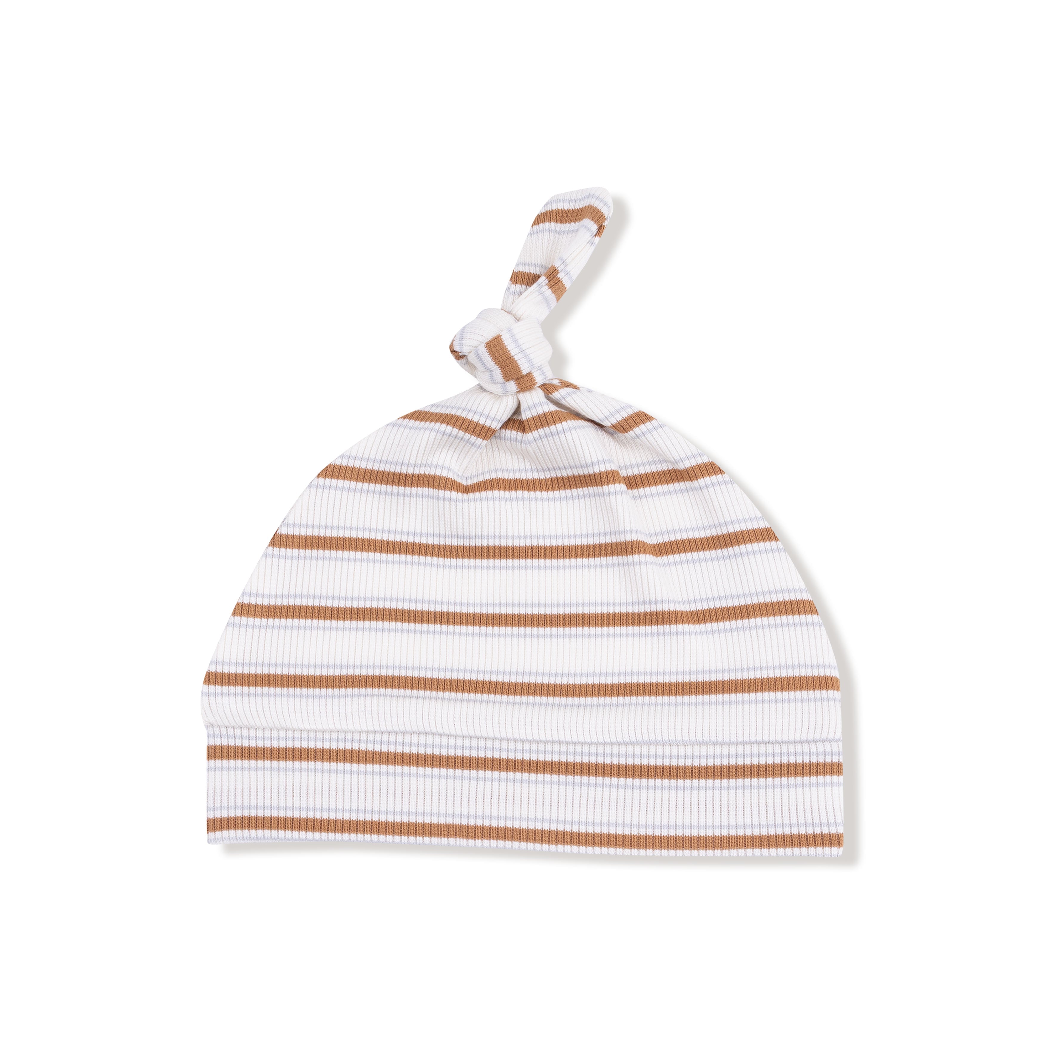 Vintage Stripe - Brown - Knotted Hat