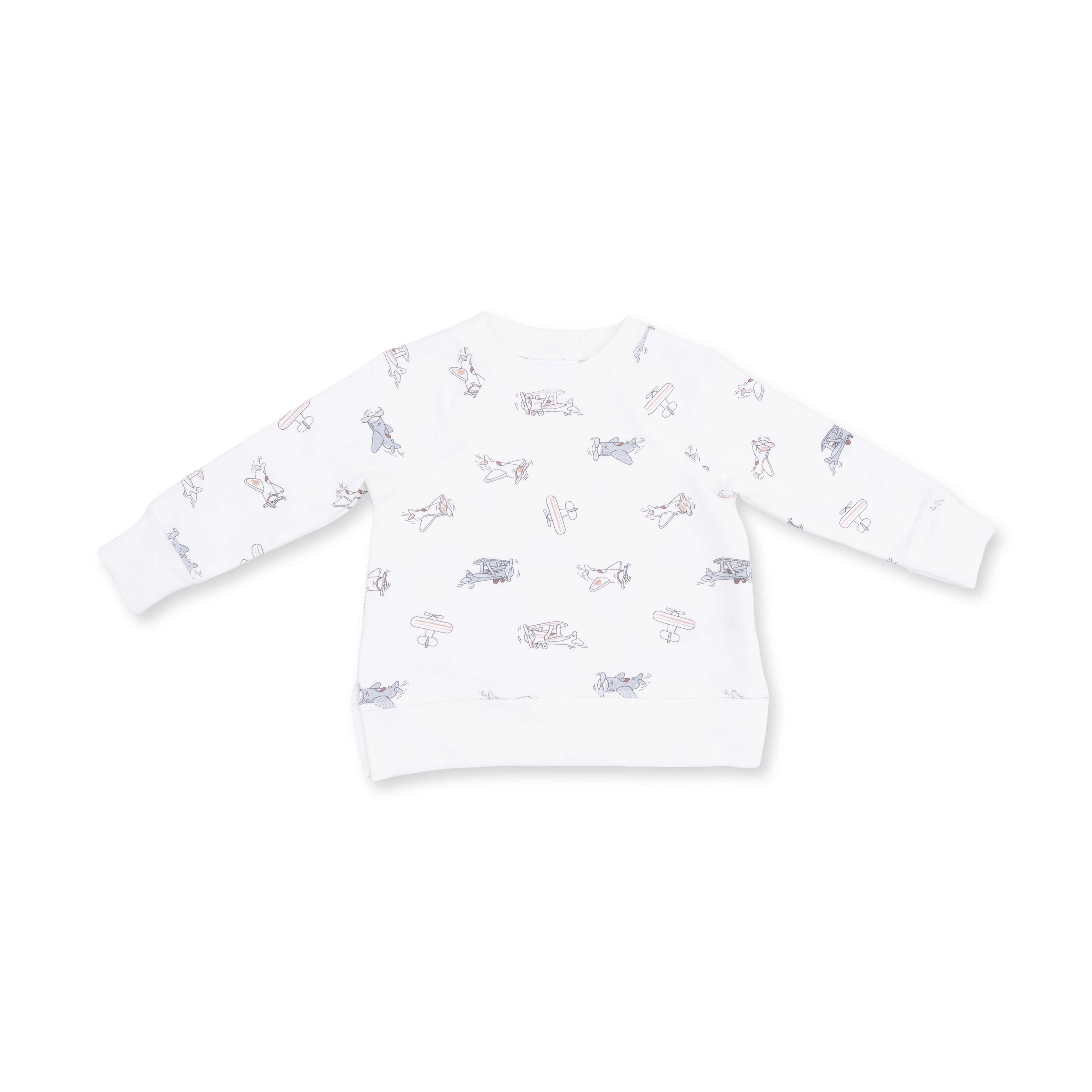 Vintage Airplane Pilots - Raglan Sweatshirt