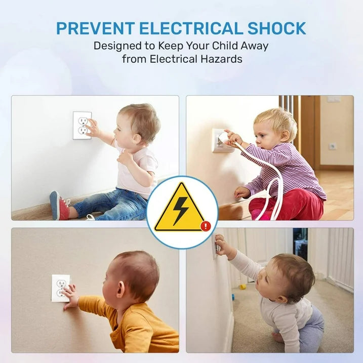 Baby Proof Me | "Click & Cover" Safety Kit – 12 Magnetic Safety Locks & 24 Outlet Plug Covers For Child Safety