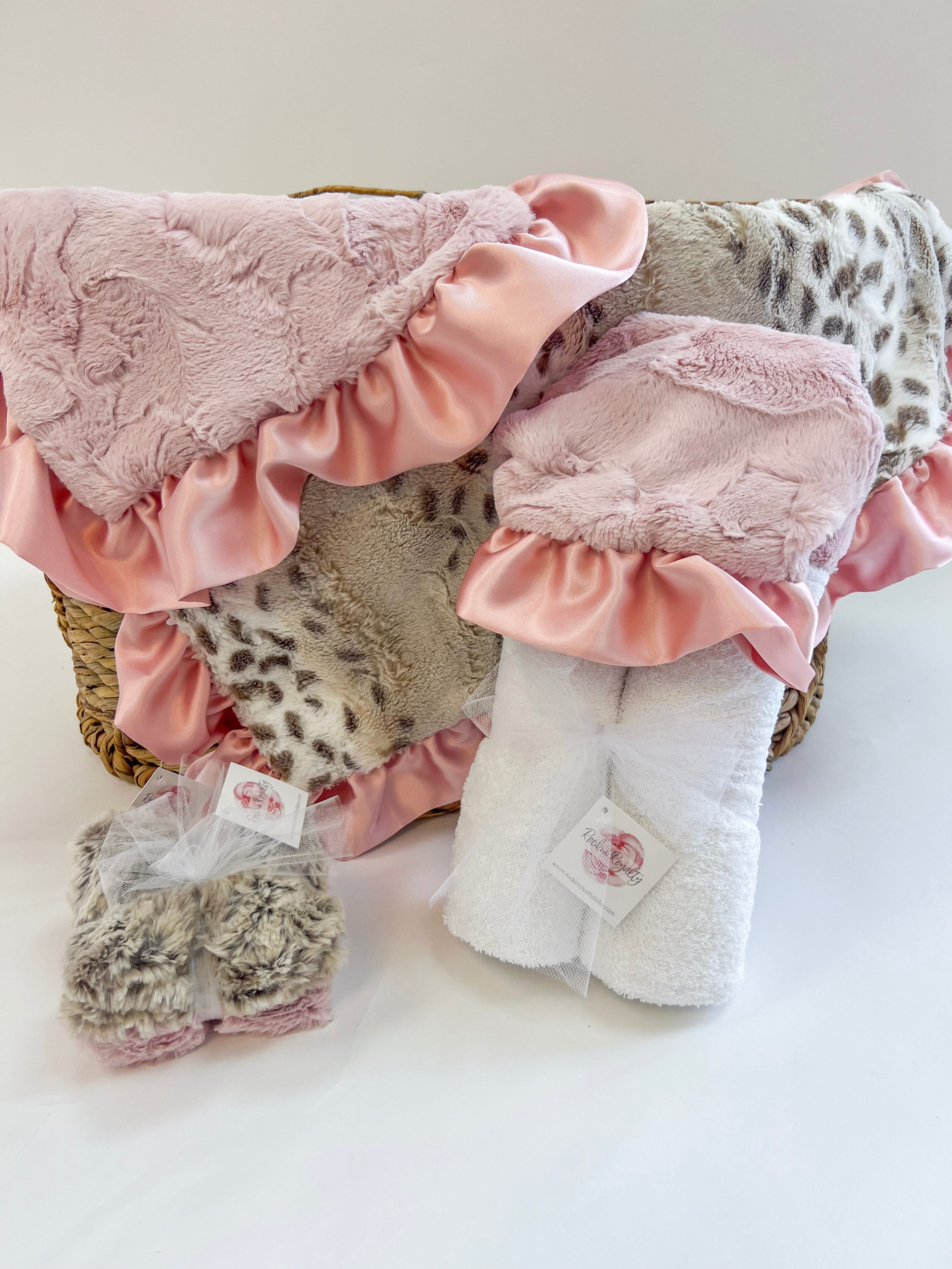 Dusty Pink Snowcat | Luxe Cuddle Baby Bundle