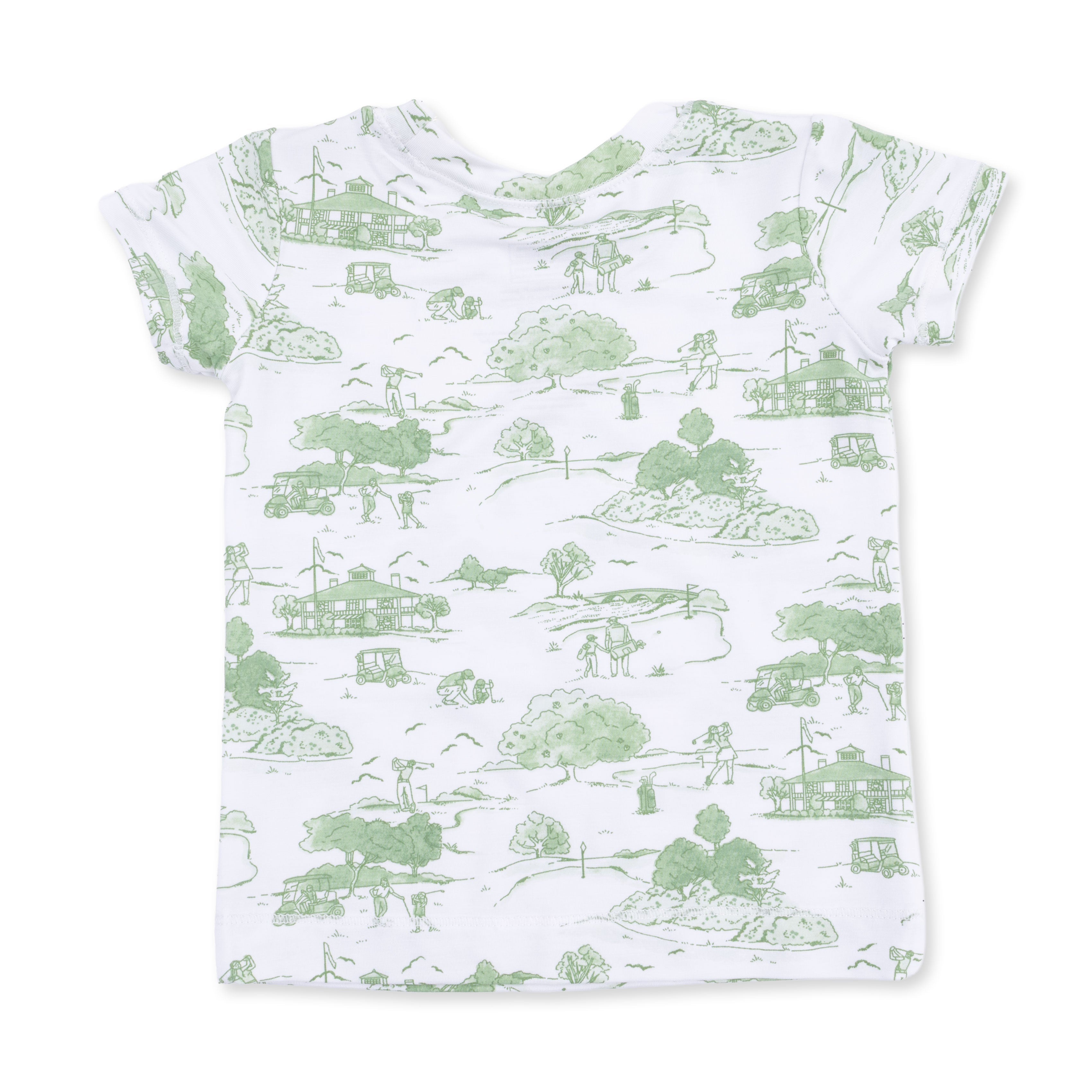 Golf Toile Green - Loungewear Short Set