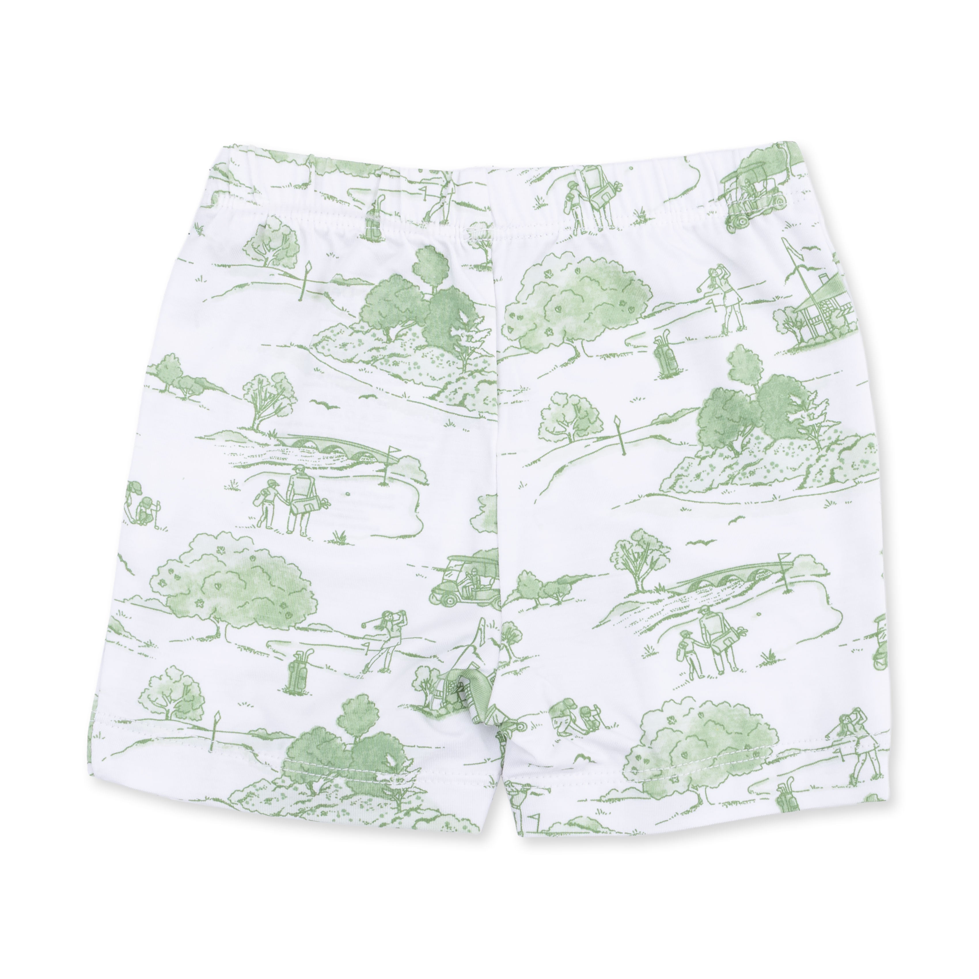 Golf Toile Green - Loungewear Short Set