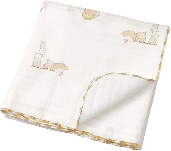 3 Layer Cotton Baby Blanket Warm Toddler Quilt Lightweight Baby