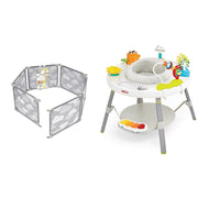 Baby Gate Play Yard & Activity Center with Grow-with-Me 3-Stage Functionality