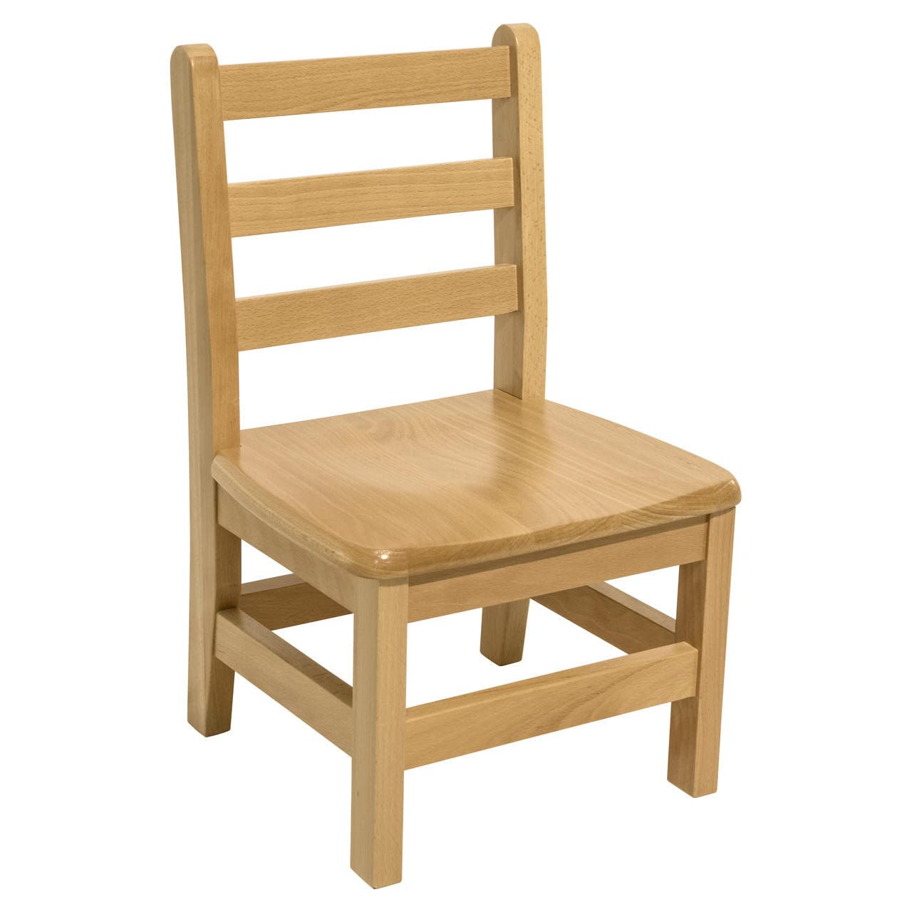 Kids Wooden Ladderback Chair Set for Ages 6-8