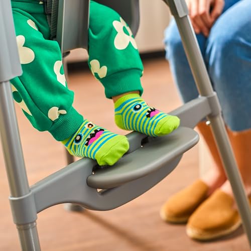 Lightweight Portable High Chair with Adjustable Tray and Footrest