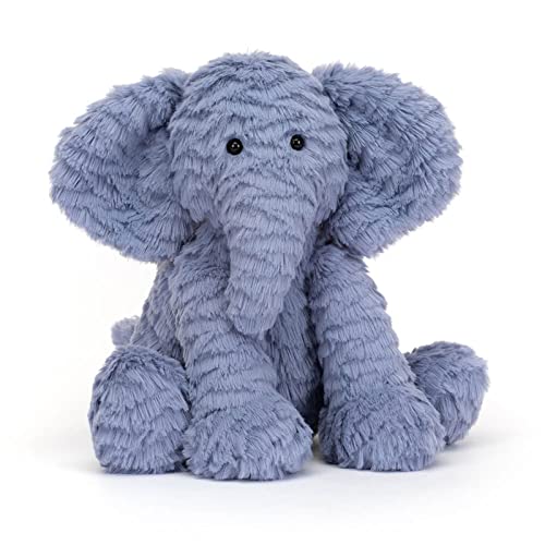 Fuddlewuddle Elephant Stuffed Animal, Medium 9 inches - Elephant Plush Toy