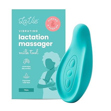 Warming Lactation Massager 3-in-1 Adjustable Heat + Vibration