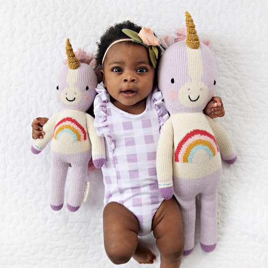 Zoe The Unicorn Little 13" Hand-Knit Doll – 1 Doll = 10 Meals, Fair Trade, Heirloom Quality