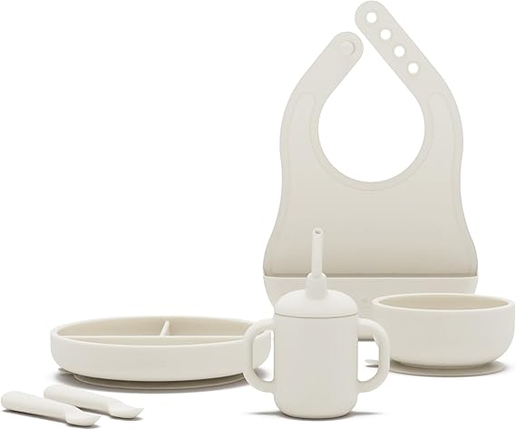 First Bites Silicone Baby Feeding Set - Baby Led Weaning Supplies