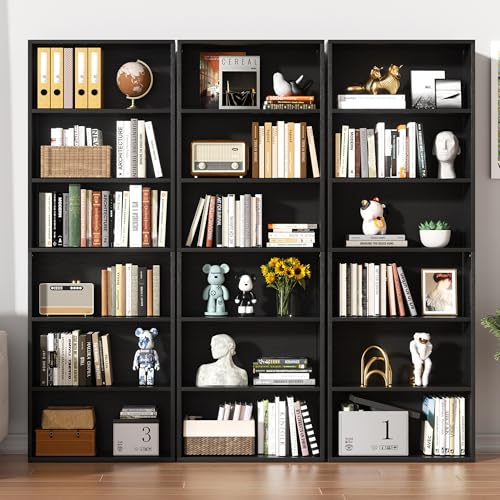 6-Tier Open Bookcase Storage Shelf