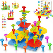 Toy set 73Pcs DIY Building Stacking Toys for Kids 3-6 Years Old