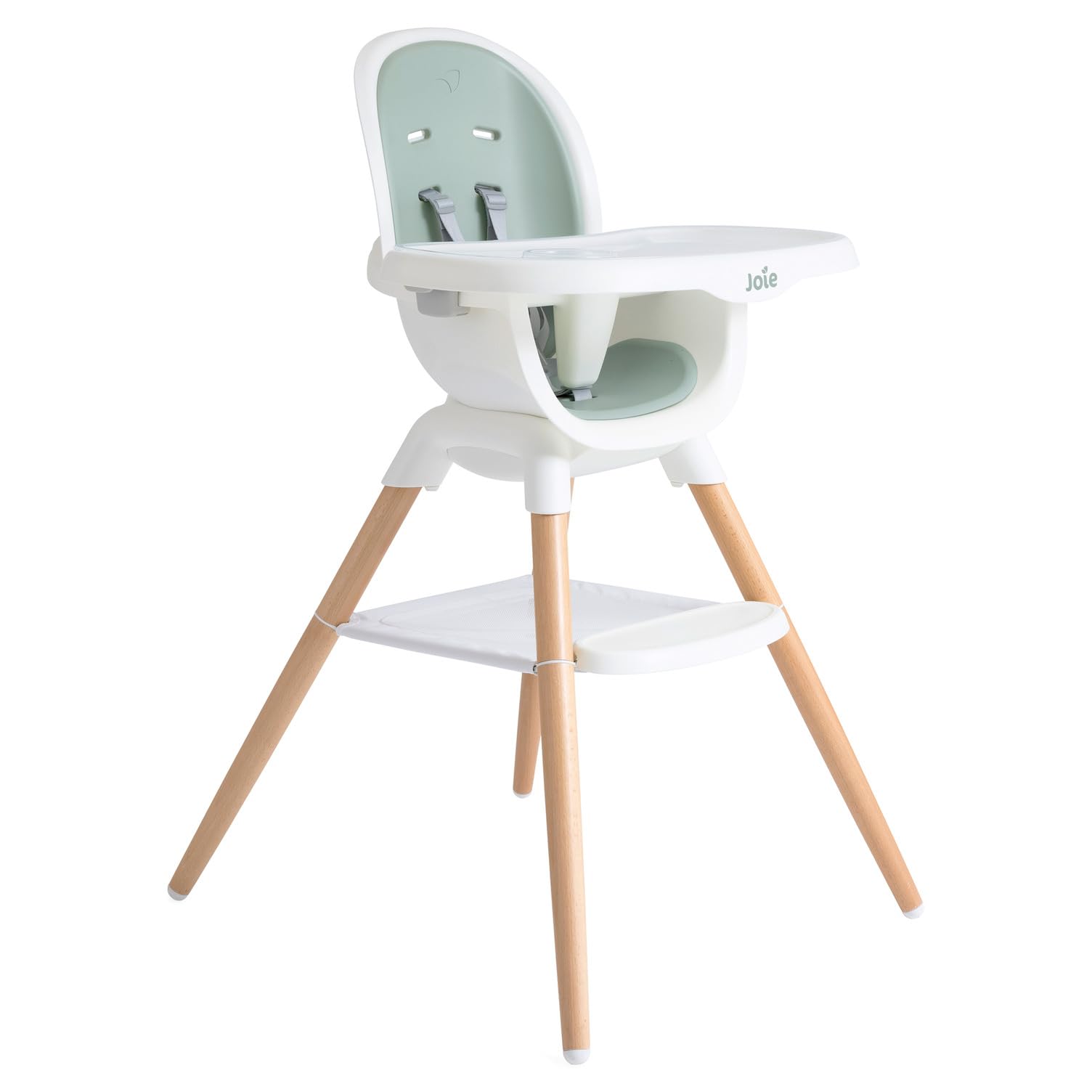 Multi-Mode Wooden Highchair - European Beech Wood Convertible Chair