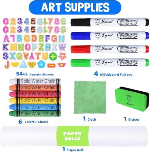 Kids Art Easel Double Sided Magnetic Whiteboard Chalkboard