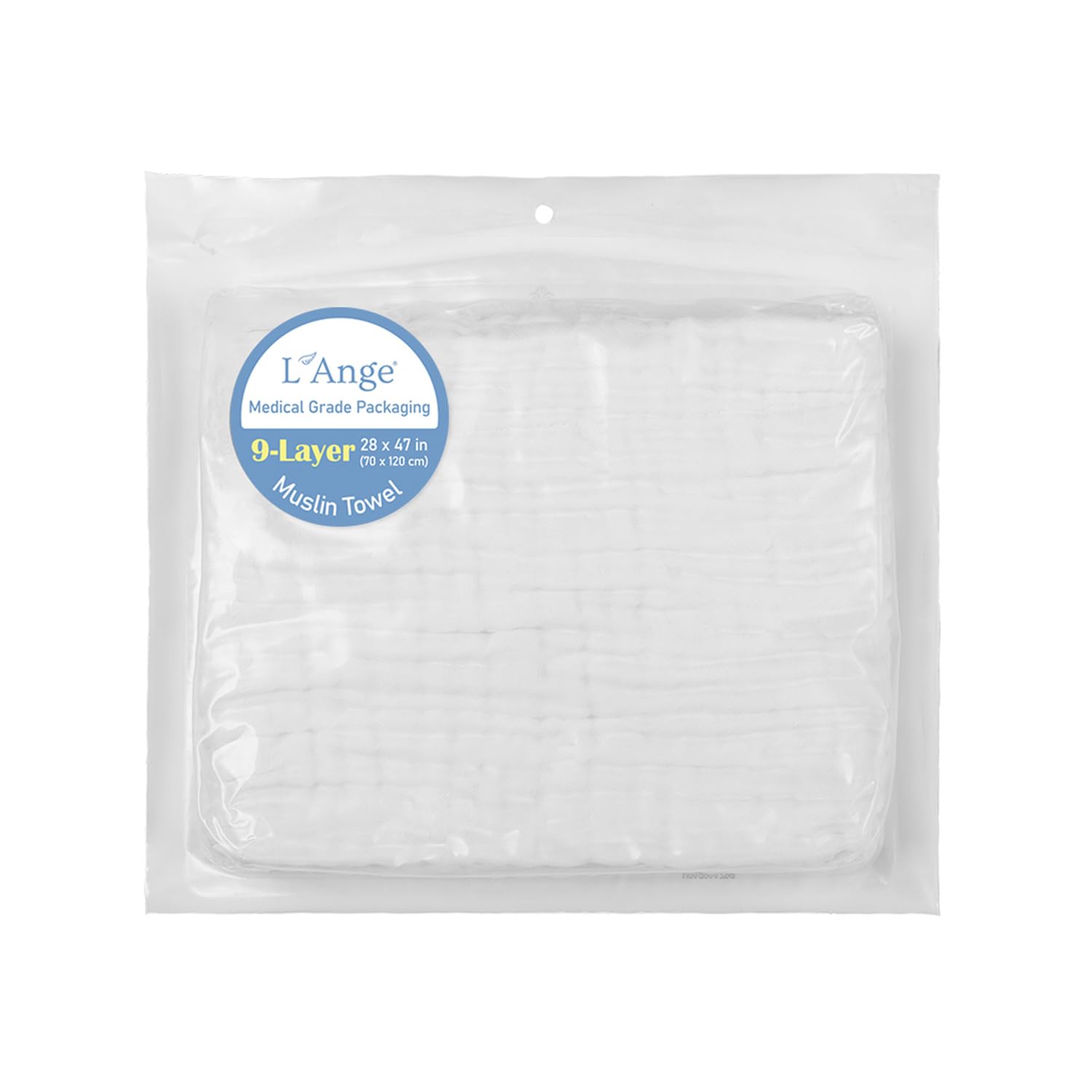 Bath Towel - 9 Layers 100% Cotton Muslin, Super Quick Dry, Medical