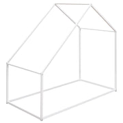 Twin Size Metal House Bed Kids,Minimalist Design