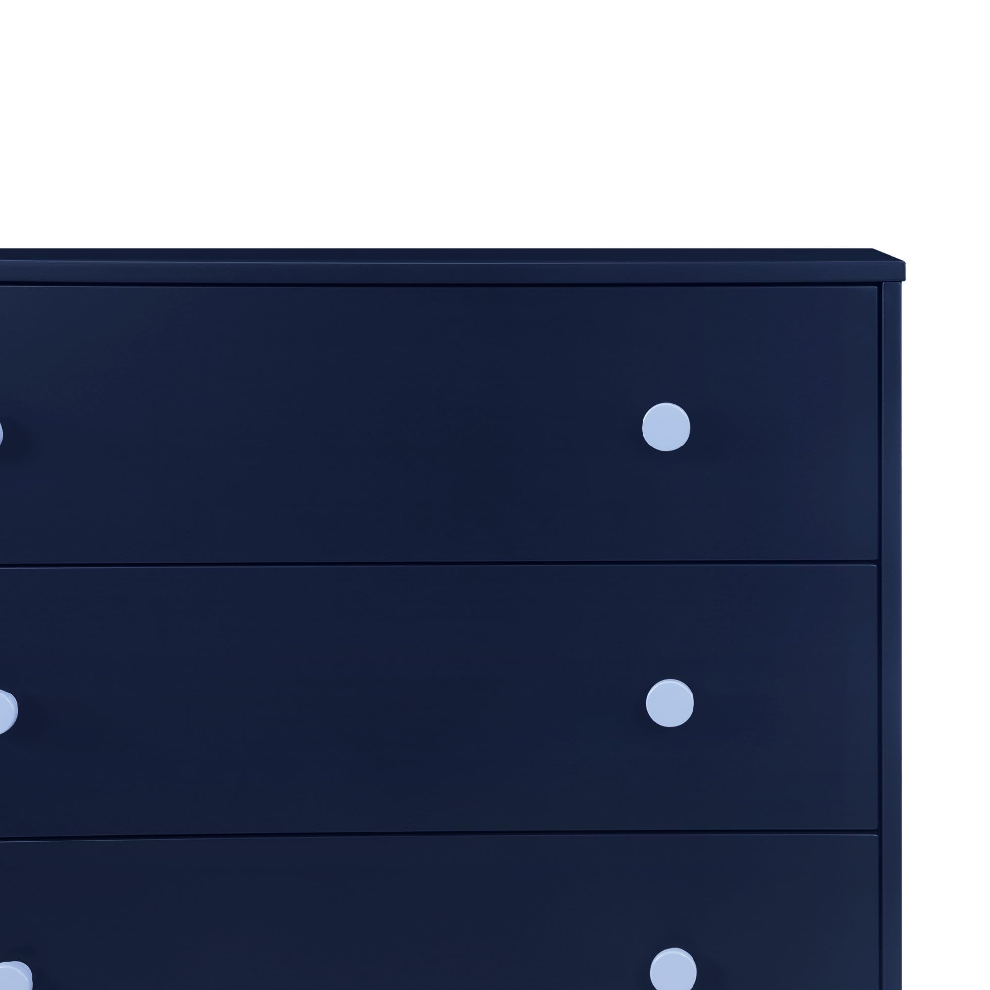 babyGap Legacy 3 Drawer Dresser with Interlocking Drawers, Navy/Light Blue