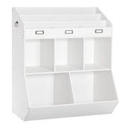Kids Bookshelf, Toy Organizer and Storage, Bookshelf for Kids