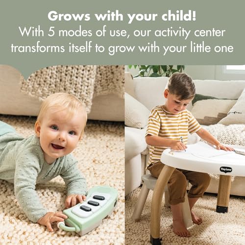 5-in-1 Stationary Activity Center Black & White