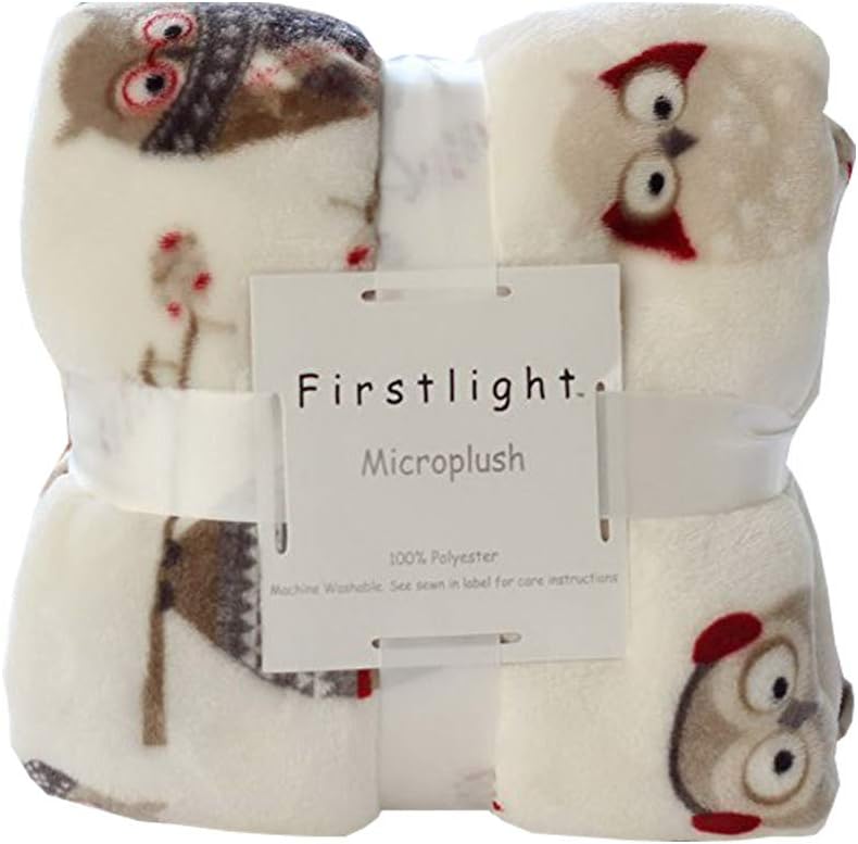 Soft Microplush Owl Blanket Baby Blanket 127 X 178CM