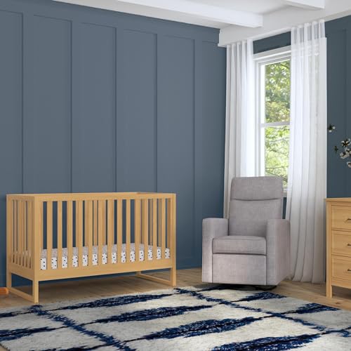 3-in-1 Convertible Baby Crib with Adjustable Heights