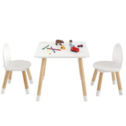 Kids Table and Chairs, Toddler Table and Chair Set, Children Wooden